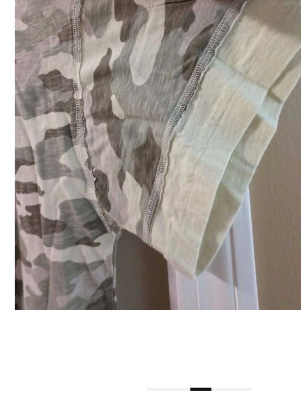 Aerie Oversized Crew Neck  Camo Tee - Green, Cream, Tan - Picture 3 of 5
